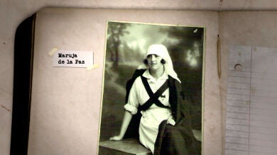 Así era Maruja de la Paz, enfermera a las órdenes de Carmen de Angoloti