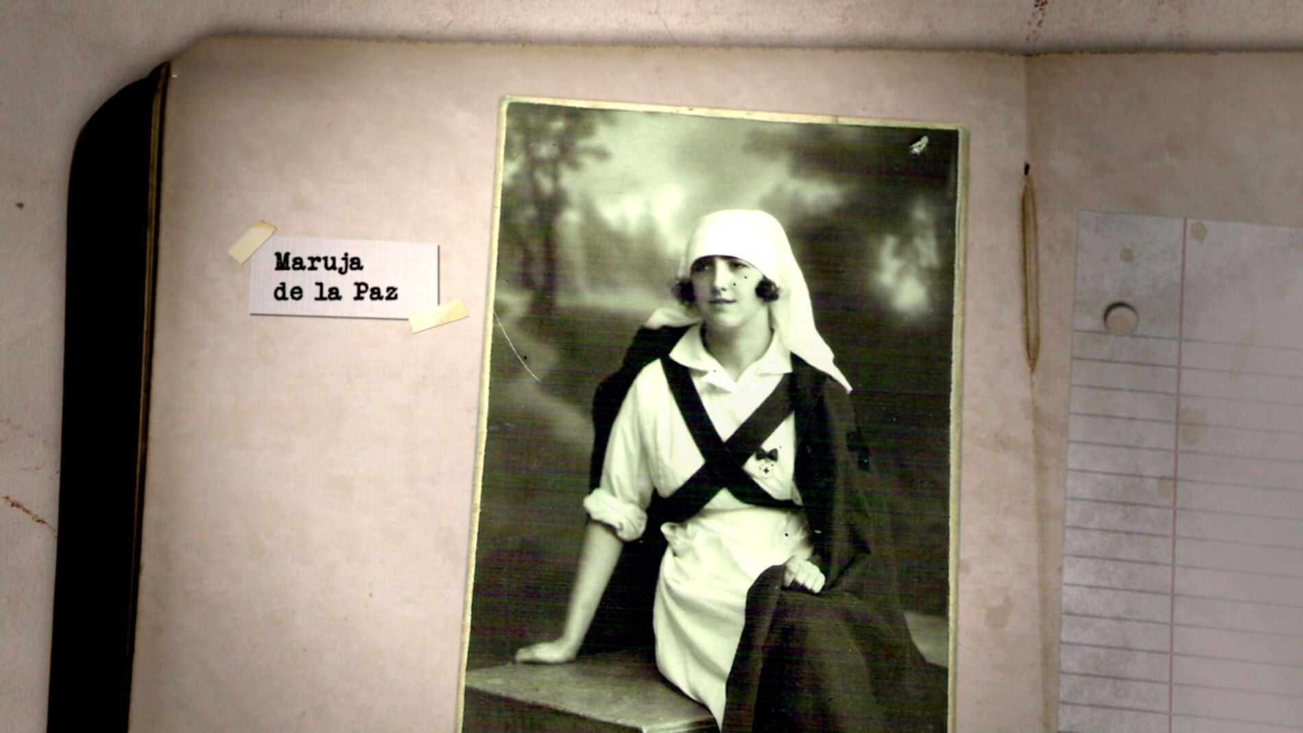 As&iacute; era Maruja de la Paz, enfermera a las &oacute;rdenes de Carmen de Angoloti