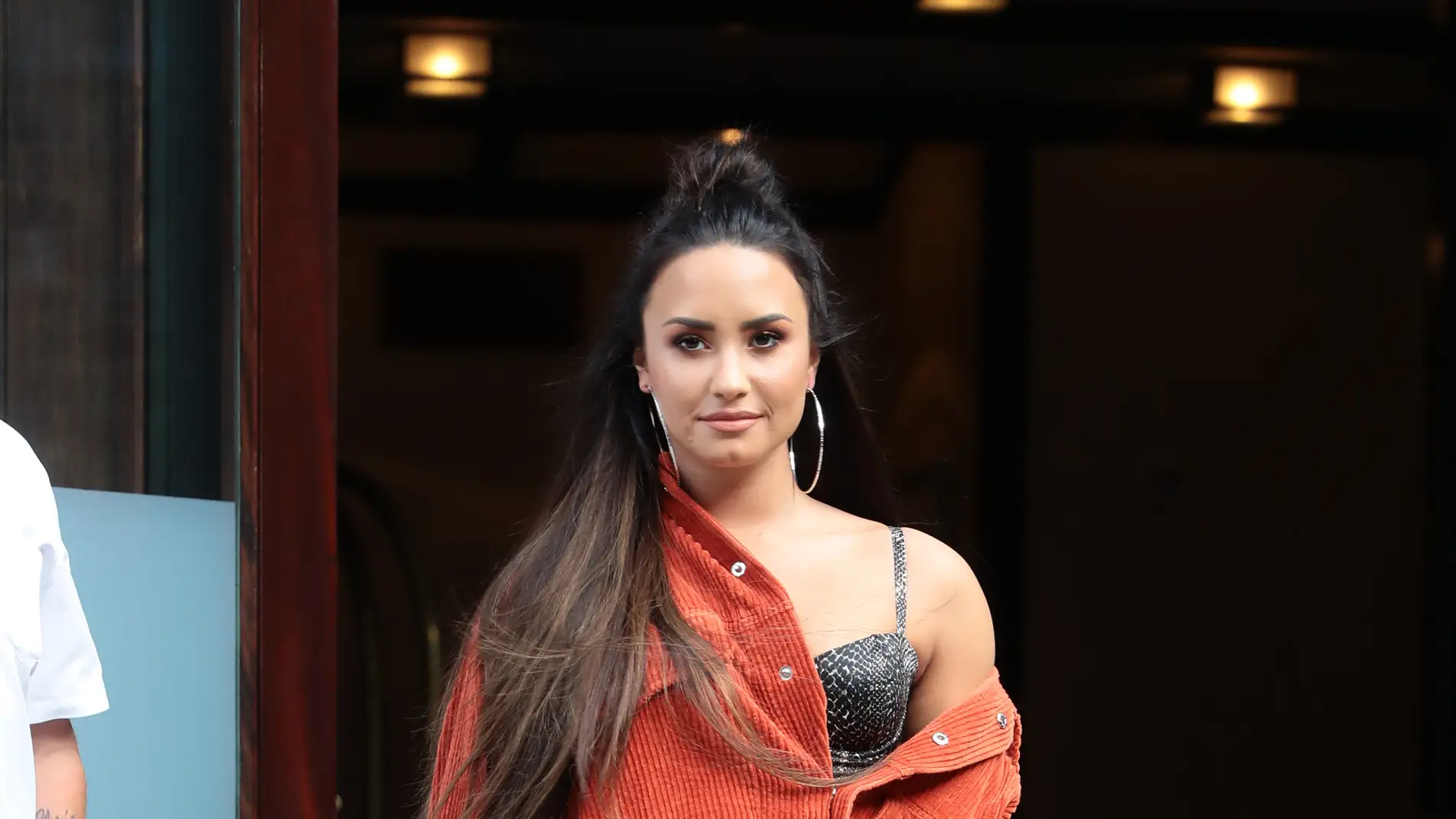 Demi Lovato por las calles de Nueva York antes del concierto 