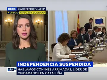 Arrimadas cree que las elecciones son la solución "para acabar con esta suspensión de la economía y del sentido común" Arrimadas cree que las elecciones son la solución "para acabar con esta suspensión de la economía y del sentido común"