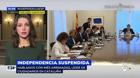 Arrimadas cree que las elecciones son la solución "para acabar con esta suspensión de la economía y del sentido común" Arrimadas cree que las elecciones son la solución "para acabar con esta suspensión de la economía y del sentido común"