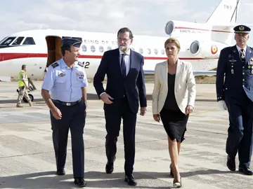 Rajoy transmite solidaridad y afecto a los familiares del piloto fallecido Rajoy transmite solidaridad y afecto a los familiares del piloto fallecido