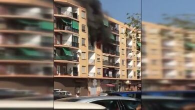 Un fallecido y cuatro heridos en el incendio de una vivienda en Puzol, Valencia