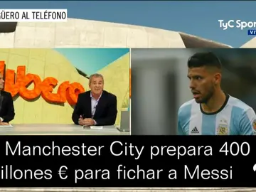 Agüero confirma que el Manchester City está al 'acecho' de Messi: "La 'plata' no es un problema" Agüero confirma que el Manchester City está al 'acecho' de Messi: "La 'plata' no es un problema"