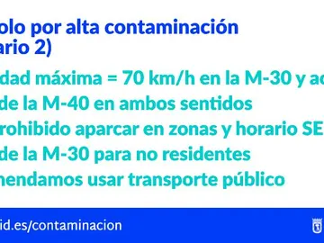 Protocolo anticontaminación del Ayuntamiento de Madrid Protocolo anticontaminación del Ayuntamiento de Madrid