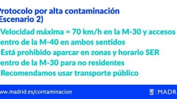 Protocolo anticontaminación del Ayuntamiento de Madrid 