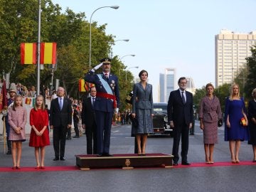 Los Reyes en el Desfile de la Fiesta Nacional 