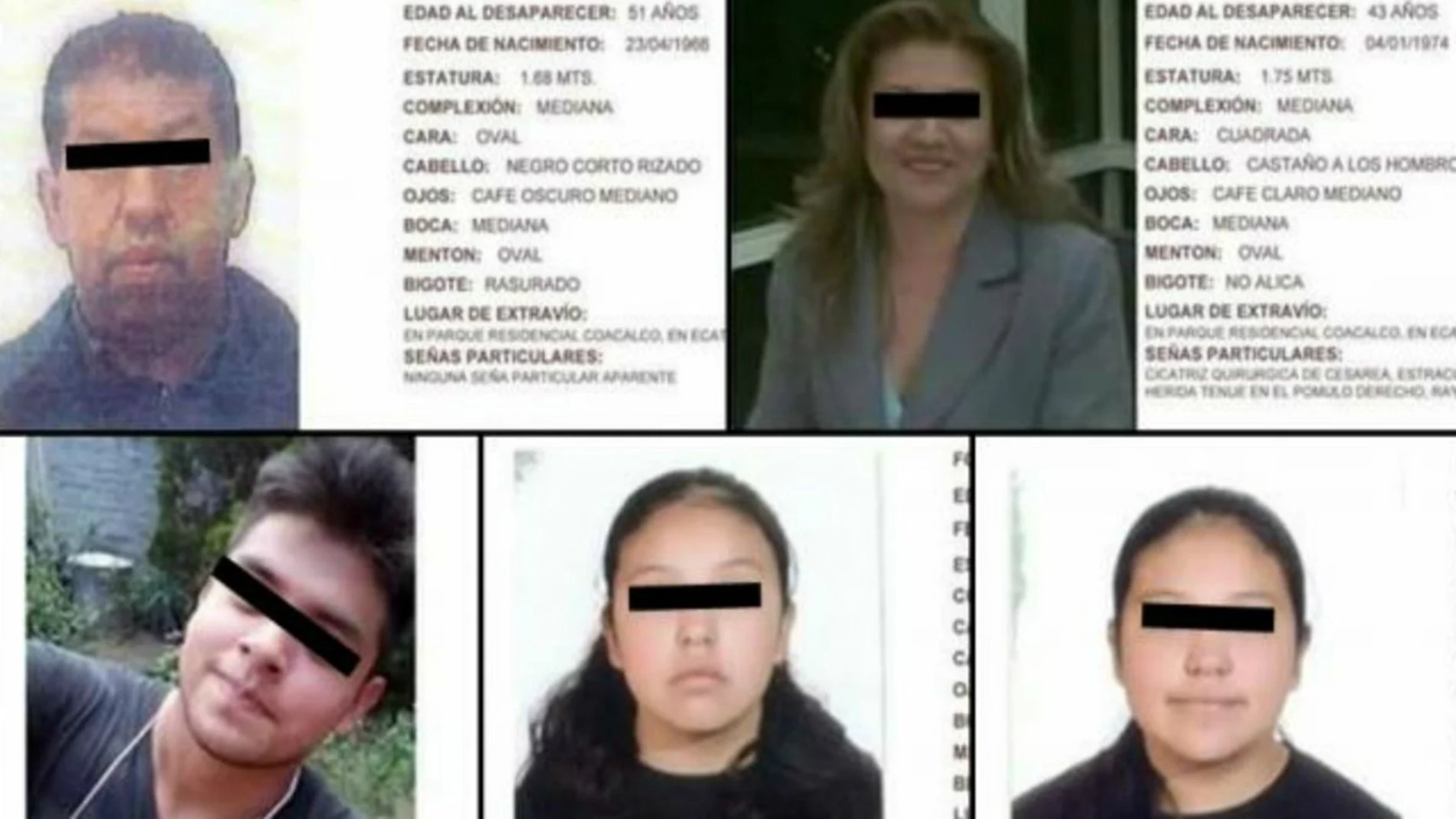 Imágenes de la familia hallada muerta en su casa en México Imágenes de la familia hallada muerta en su casa en México