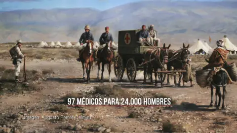 Había 97 médicos para 24.00 hombres en el Desastre de Annual Había 97 médicos para 24.00 hombres en el Desastre de Annual
