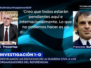 Desvelan las escuchas de la Guardia Civil a los organizadores del referéndum ilegal del 1-O Desvelan las escuchas de la Guardia Civil a los organizadores del referéndum ilegal del 1-O