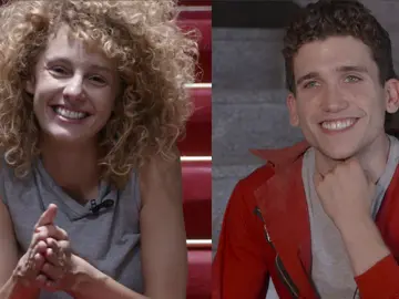 Denver y Mónica, enfrentados en el test imposible de 'La casa de papel' Denver y Mónica, enfrentados en el test imposible de 'La casa de papel'
