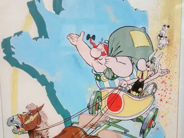 Un cómic de Astérix subastado por 1,4 millones de euros, récord de Uderzo Un cómic de Astérix subastado por 1,4 millones de euros, récord de Uderzo