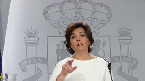 La vicepresidenta del Gobierno, Soraya Sáenz de Santamaría La vicepresidenta del Gobierno, Soraya Sáenz de Santamaría