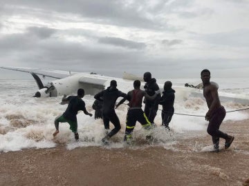 Accidente de avión en Costa de Marfil
