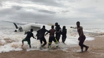 Accidente de avión en Costa de Marfil