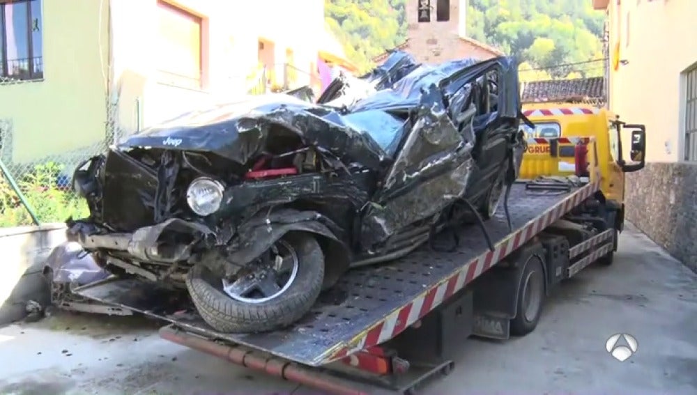 Mueren cuatro personas en un accidente de tráfico en Girona