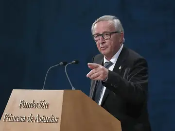 Jean Claude Juncker en los Premios Princesa de Asturias 2017 Jean Claude Juncker en los Premios Princesa de Asturias 2017