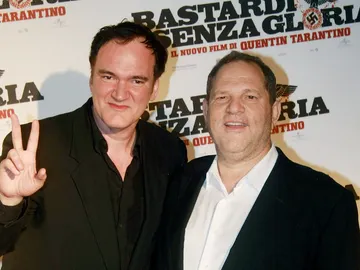 Tarantino y Harvey Weinstein Tarantino y Harvey Weinstein