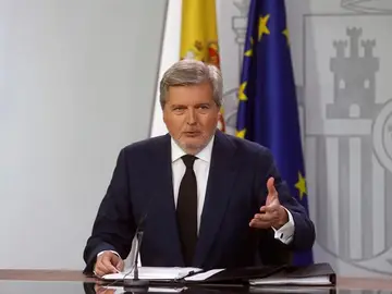 El portavoz del Gobierno y ministro de Cultura, Íñigo Méndez de Vigo El portavoz del Gobierno y ministro de Cultura, Íñigo Méndez de Vigo