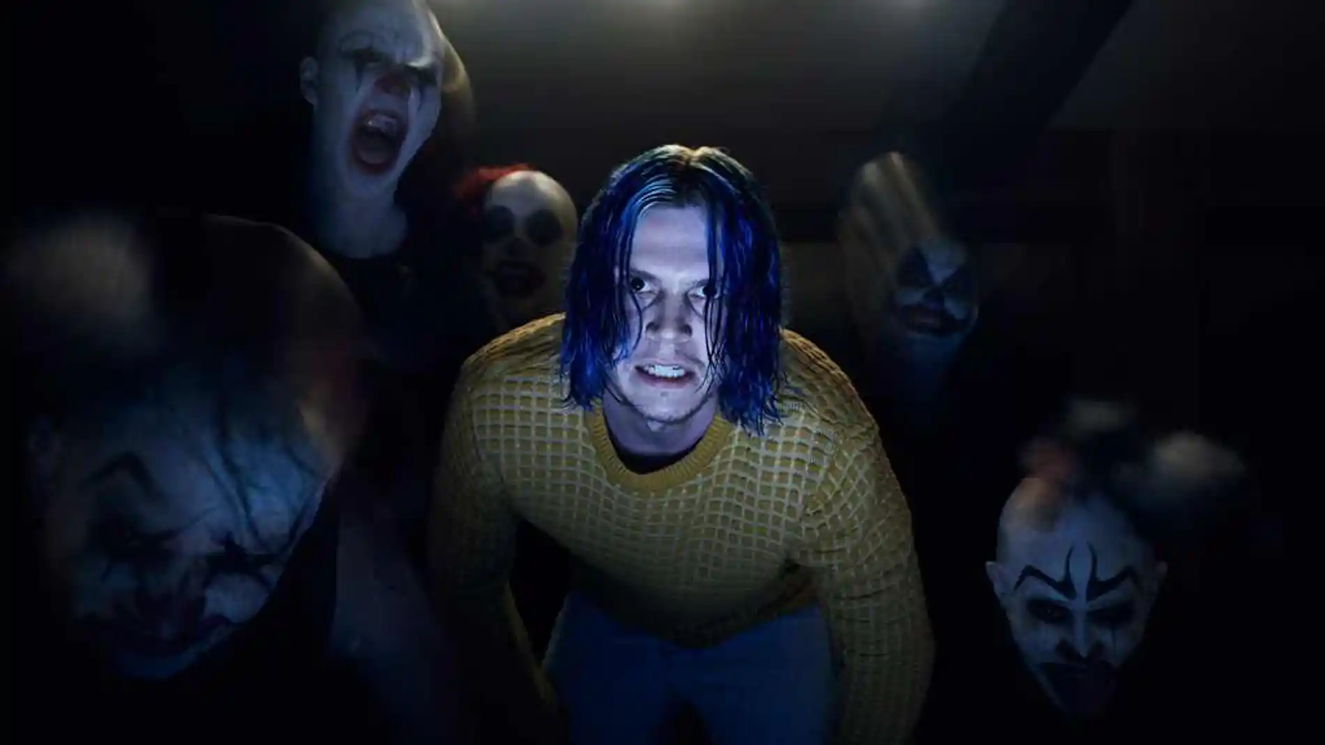 Evan Peters' Blue Hair in American Horror Story: Cult - wide 3