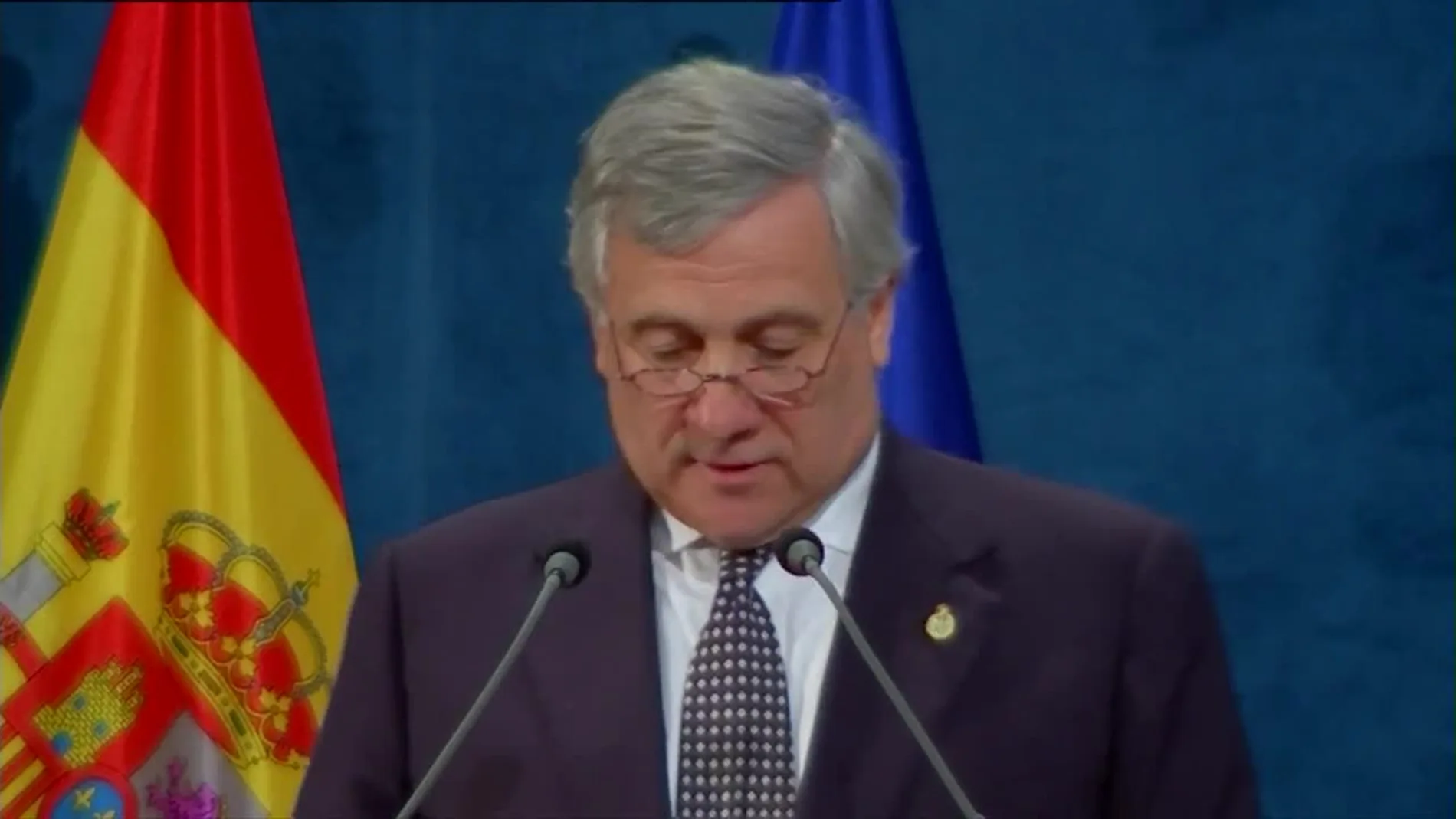 Antonio Tajani, presidente del Parlamento Europeo Antonio Tajani, presidente del Parlamento Europeo