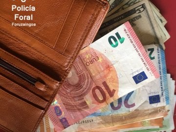 El dinero que contenía la mochila