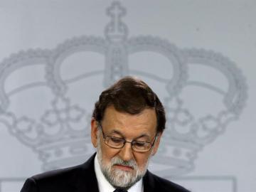 El presidente del gobierno Mariano Rajoy compareció para explicar la aplicación del Artículo 155 de la Constitución