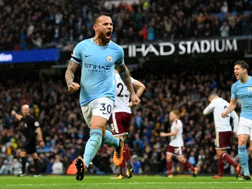 Otamendi celebra su gol ante el Burnley Otamendi celebra su gol ante el Burnley