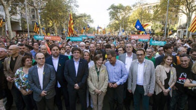 Puigdemont asistirá a la manifestación por la liberación de los 'Jordis' y comparecerá después