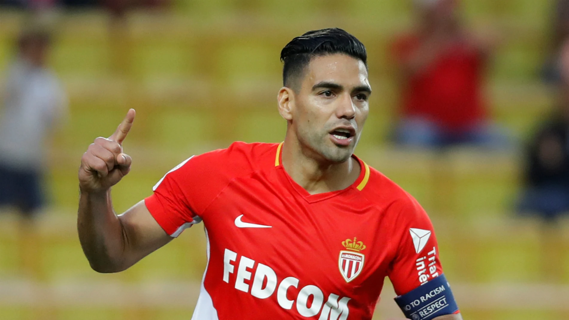 Falcao celebra un gol con el Mónaco Falcao celebra un gol con el Mónaco