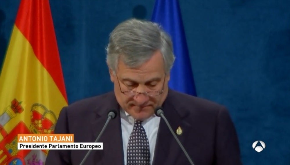Tajani, presidente del parlamento Europeo
