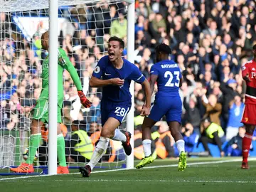Azpilicutera celebra el 3-2 ante el Watford Azpilicutera celebra el 3-2 ante el Watford