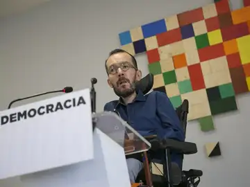 El secretario de Organización de Podemos, Pablo Echenique El secretario de Organización de Podemos, Pablo Echenique