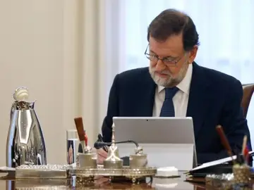 Mariano Rajoy en La Moncloa Mariano Rajoy en La Moncloa