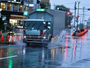 Tifón en Japón Tifón en Japón