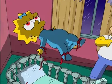 Maggie es poseída por el demonio en el especial de Halloween de 'Los Simpson' Maggie es poseída por el demonio en el especial de Halloween de 'Los Simpson'