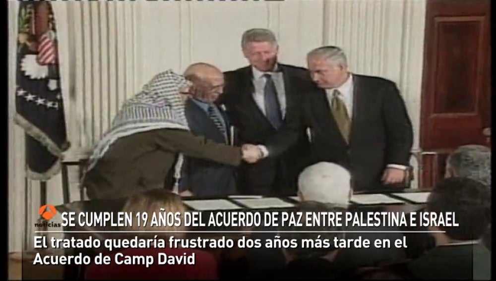 19 años después de los acuerdos de paz entre Israel y Palestina, el conflicto continúa