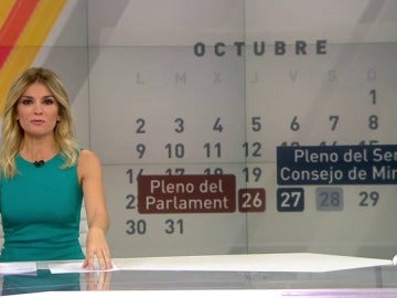 Los días claves en una semana decisiva en el proceso soberanista de Cataluña 