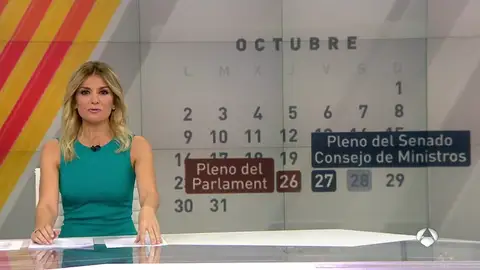 Los días claves en una semana decisiva en el proceso soberanista de Cataluña Los días claves en una semana decisiva en el proceso soberanista de Cataluña