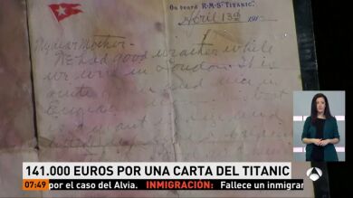Subastan una carta de una víctima del Titanic antes de que el barco se hundiera por 144.000 euros