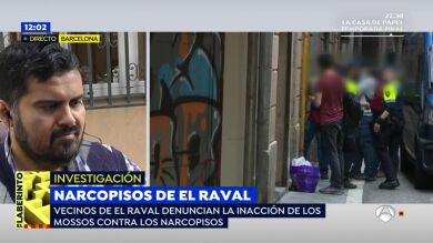 Los vecinos de El Raval denuncian recibir amenazas diarias de los okupas de los narcopisos