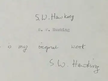 Stephen Hawking autoriza acceso libre a su tesis doctoral, de 1966 Stephen Hawking autoriza acceso libre a su tesis doctoral, de 1966