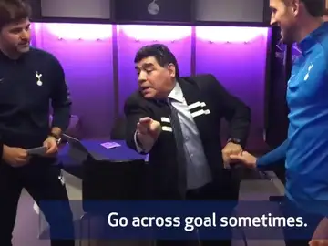 Los consejos de Maradona a Harry Kane para marcar goles Los consejos de Maradona a Harry Kane para marcar goles