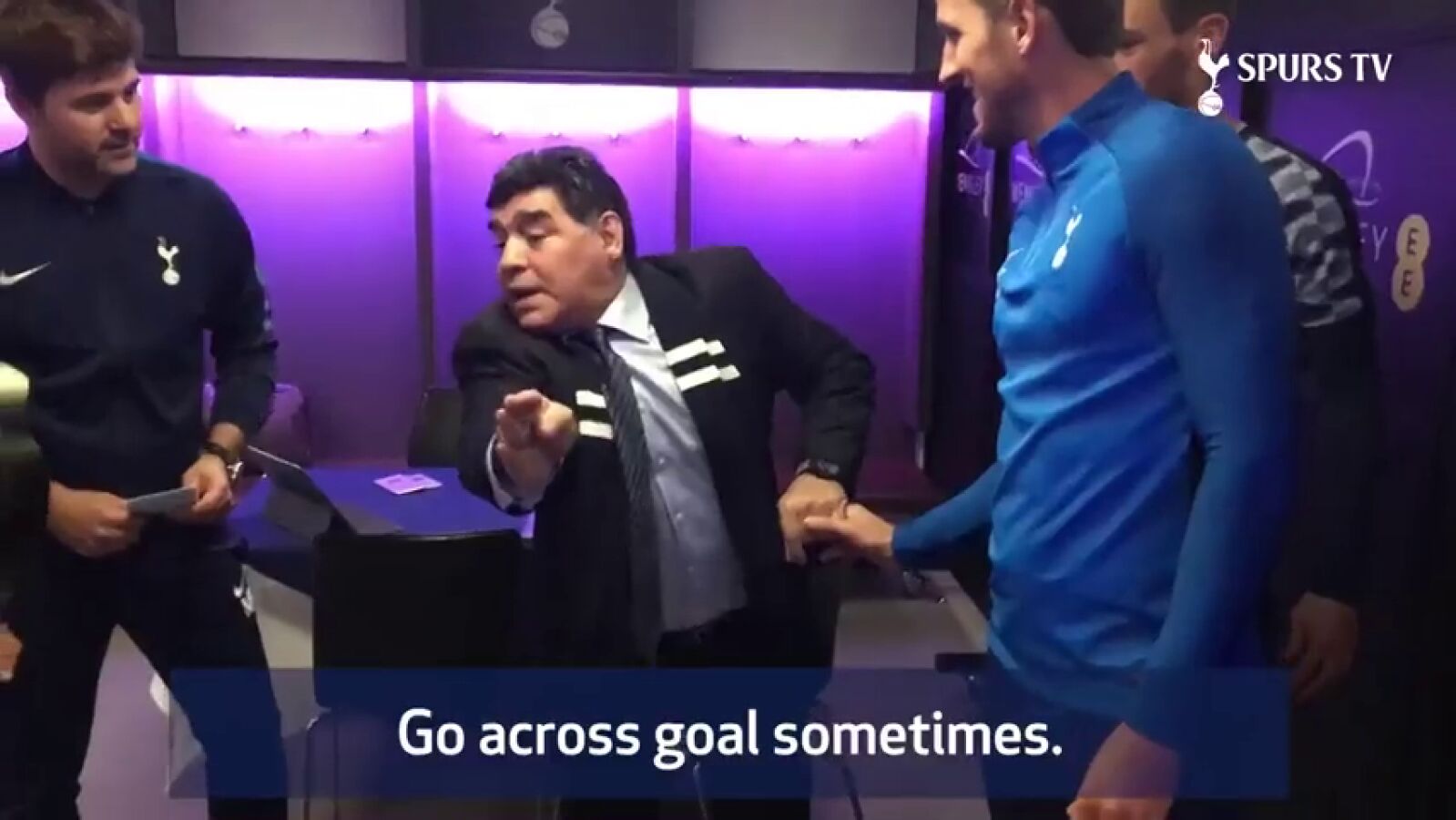 Los divertidos consejos de Maradona a Harry Kane para marcar goles