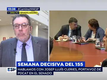 Josep Lluís Cleries, portavoz del PDeCAT en el Senado Josep Lluís Cleries, portavoz del PDeCAT en el Senado