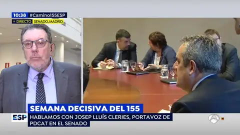Josep Lluís Cleries, portavoz del PDeCAT en el Senado Josep Lluís Cleries, portavoz del PDeCAT en el Senado