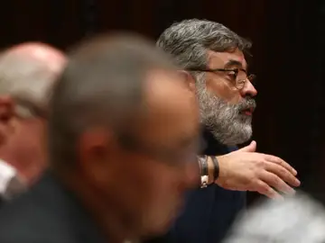 El diputado de la CUP, Carles Riera El diputado de la CUP, Carles Riera