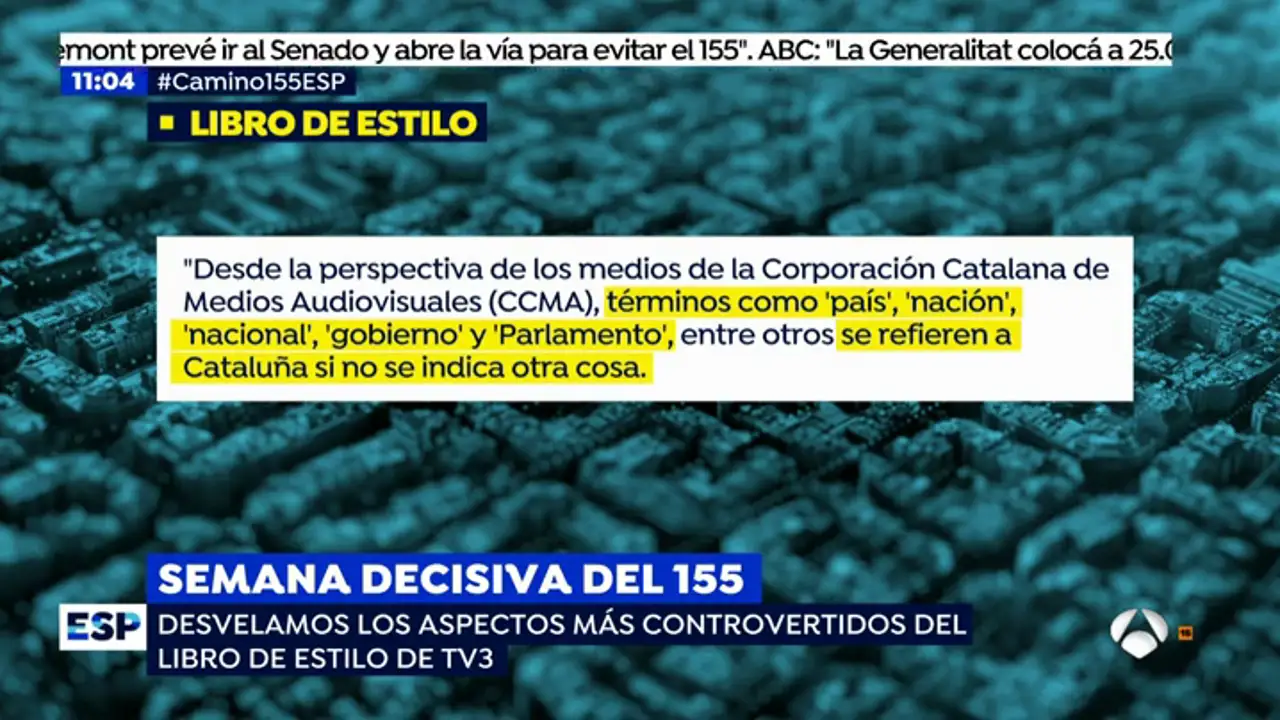 Los aspectos más controvertidos del libro de estilo de TV3