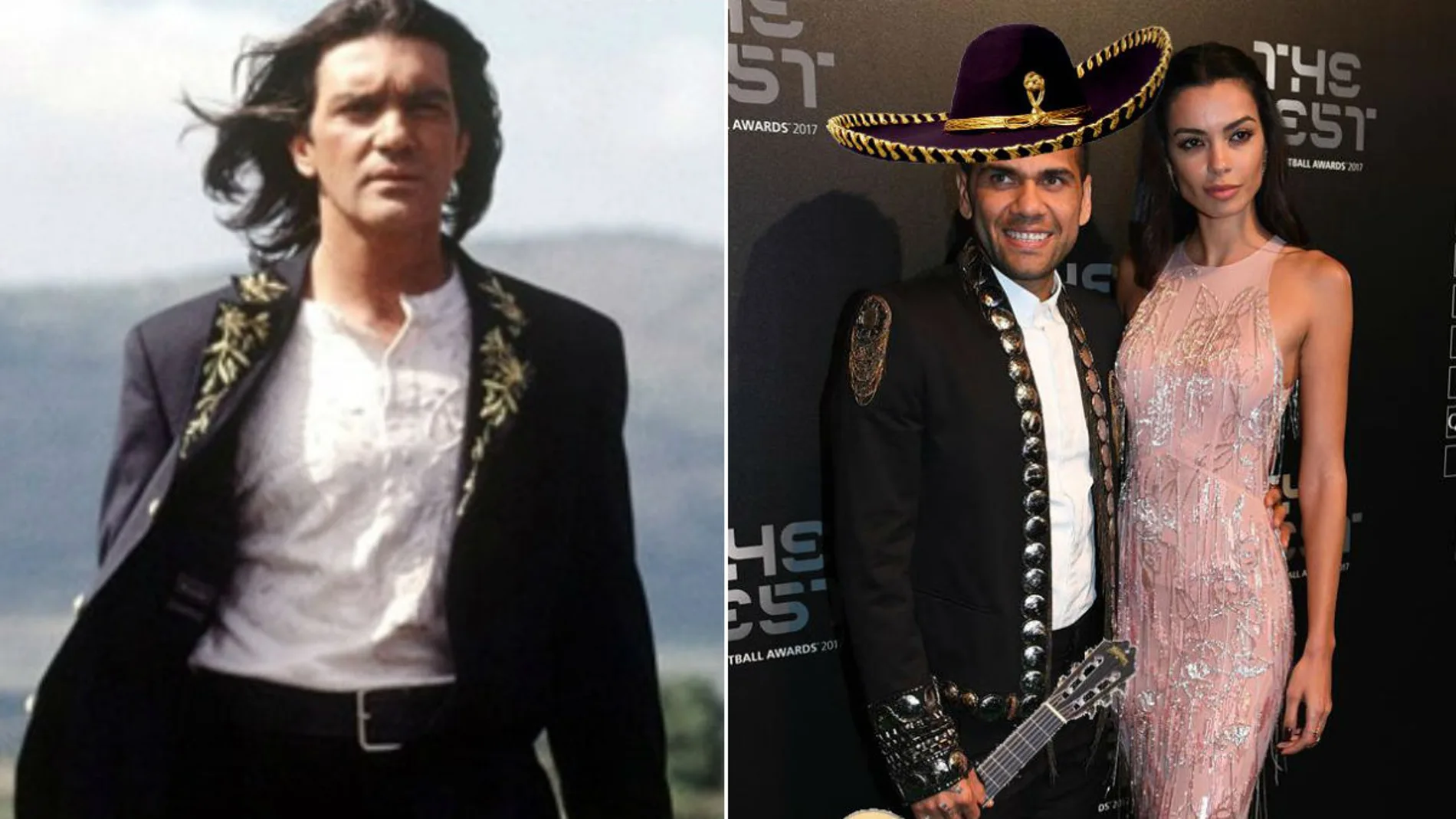 Dani Alves, a lo Antonio Banderas en 'El Mariachi' en la gala de los premios 'The Best' Dani Alves, a lo Antonio Banderas en 'El Mariachi' en la gala de los premios 'The Best'