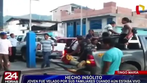 Sacan del féretro a un joven de 24 años que creían que estaba muerto Sacan del féretro a un joven de 24 años que creían que estaba muerto